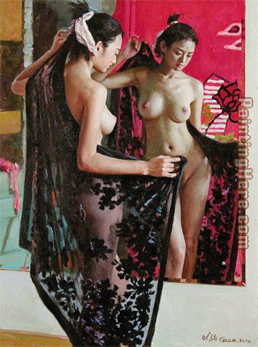Reflecting painting - Guan zeju Reflecting art painting